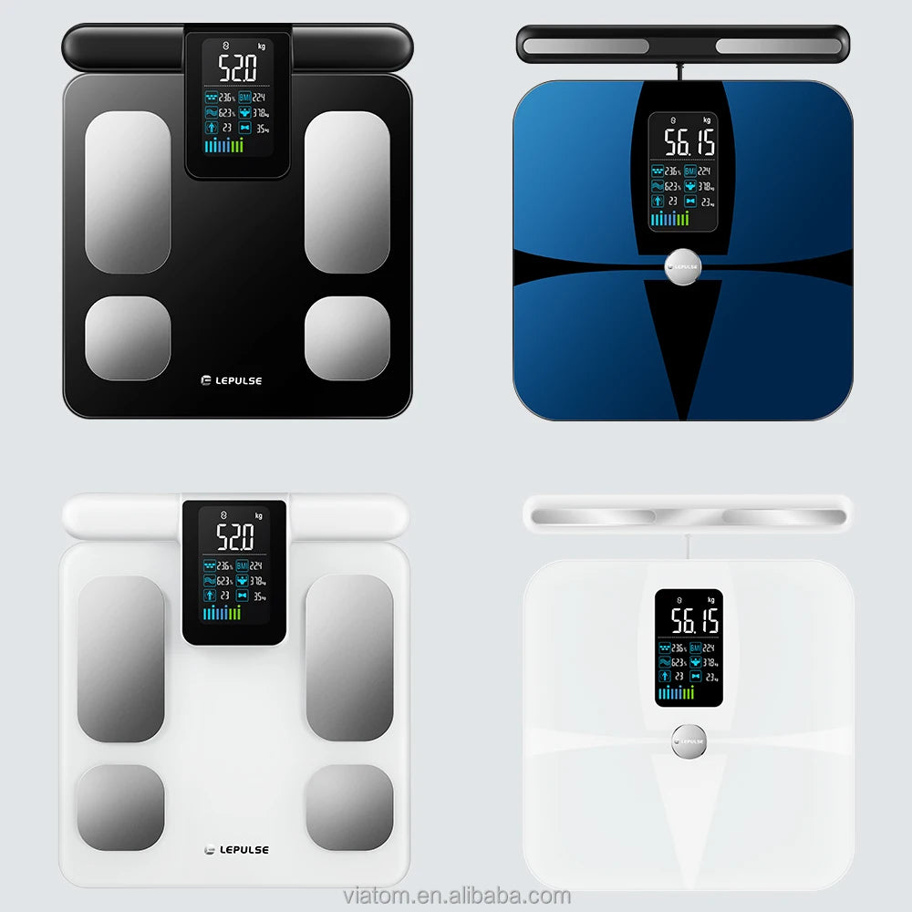 Viatom 3-250kg/6lb-550lb Best Smart Scales in Smart Health and Fitness Bluetooth Body Fat Scale Body Mass Index Scales