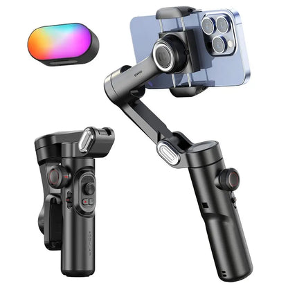 AOCHUAN 3-assige handheld gimbal-stabilisator voor smartphone met invullicht voor iPhone Android Face Tracking Vlog Smart XE2025-11-09 11:26:11