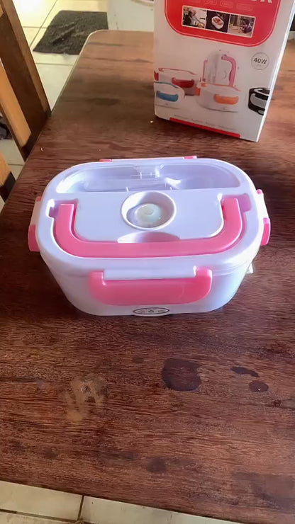 Marmita Elétrica Bivolt Para Casa Automovel Taxi Uber 12v 24v 110v 220v C/ 2 Cabos