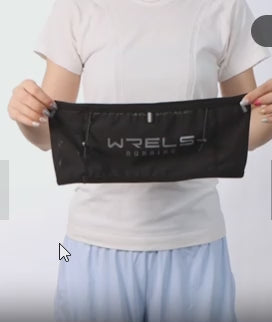 NEWBOLER elastische sportheuptas Lichtgewicht hardlooprace-nummerriem