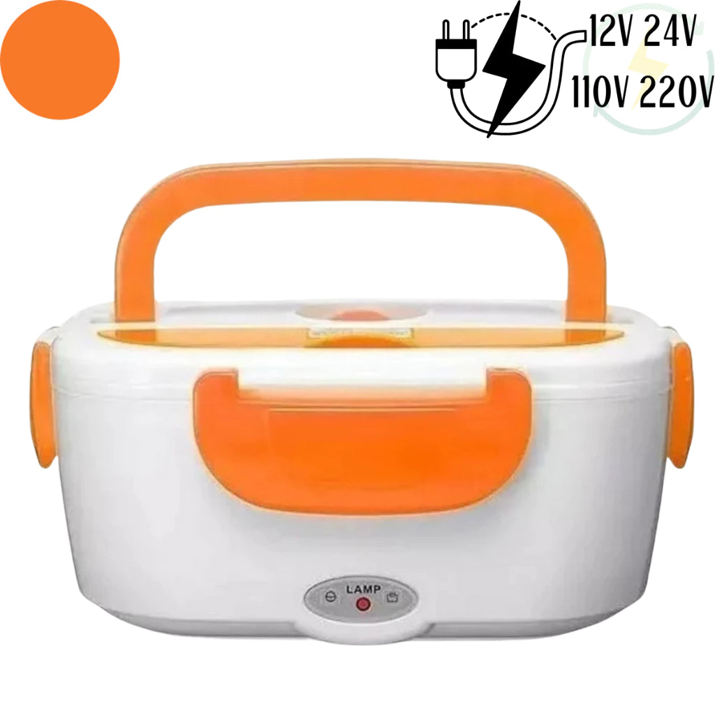 Marmita Elétrica Bivolt Para Casa Automovel Taxi Uber 12v 24v 110v 220v C/ 2 Cabos